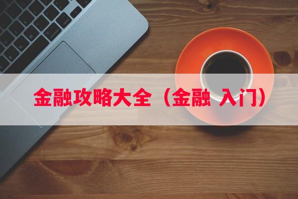 金融攻略大全（金融 入门）