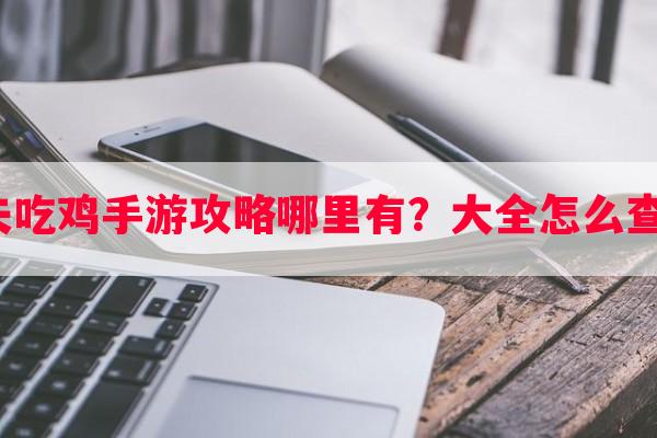 姐夫吃鸡手游攻略哪里有？大全怎么查找？